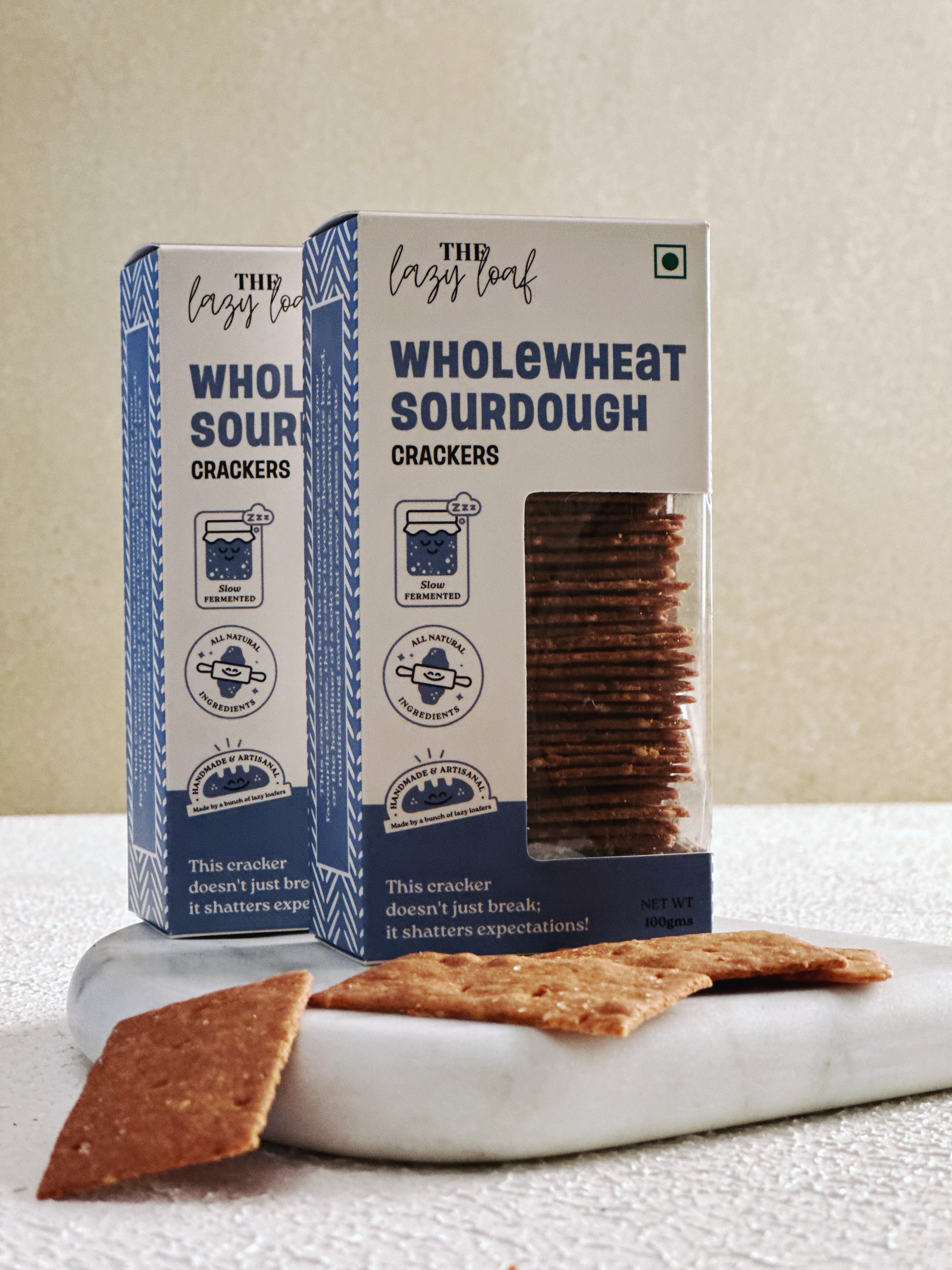 Sourdough Wholewheat Crackers