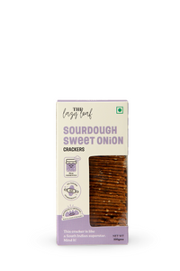 Sweet Onion Sourdough Crackers