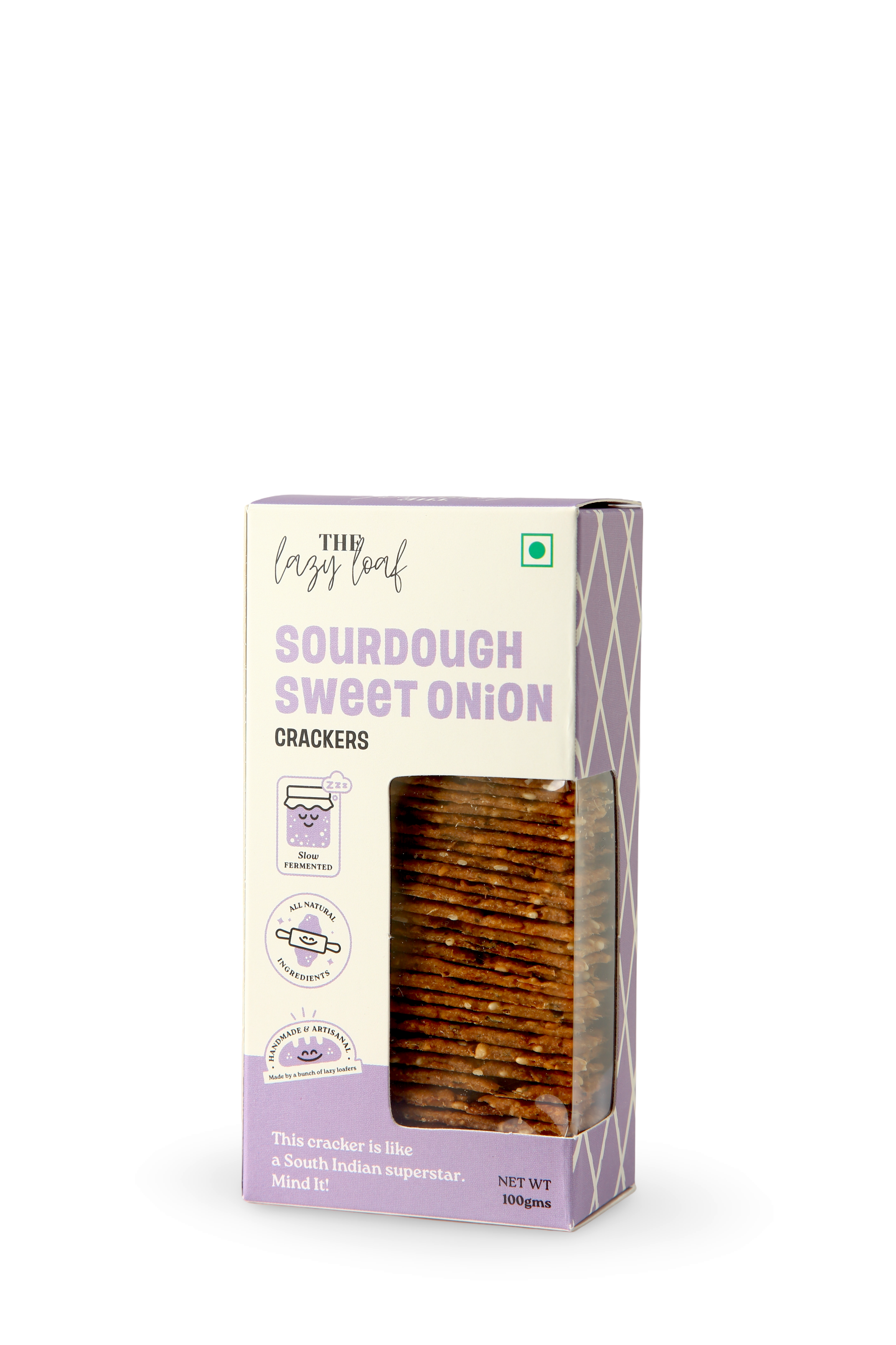Sweet Onion Sourdough Crackers