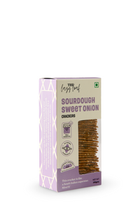 Sweet Onion Sourdough Crackers