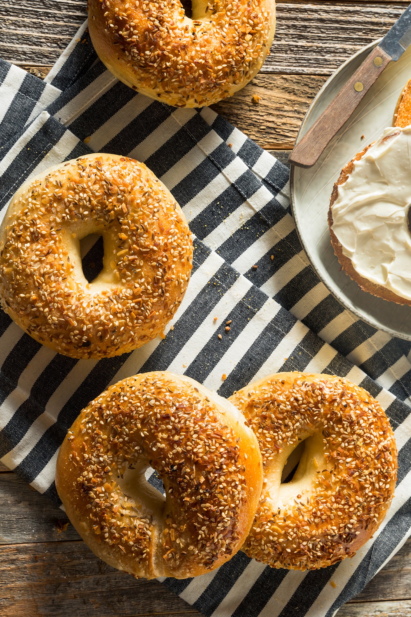 Sourdough Bagels